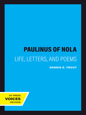 cover image of Paulinus of Nola